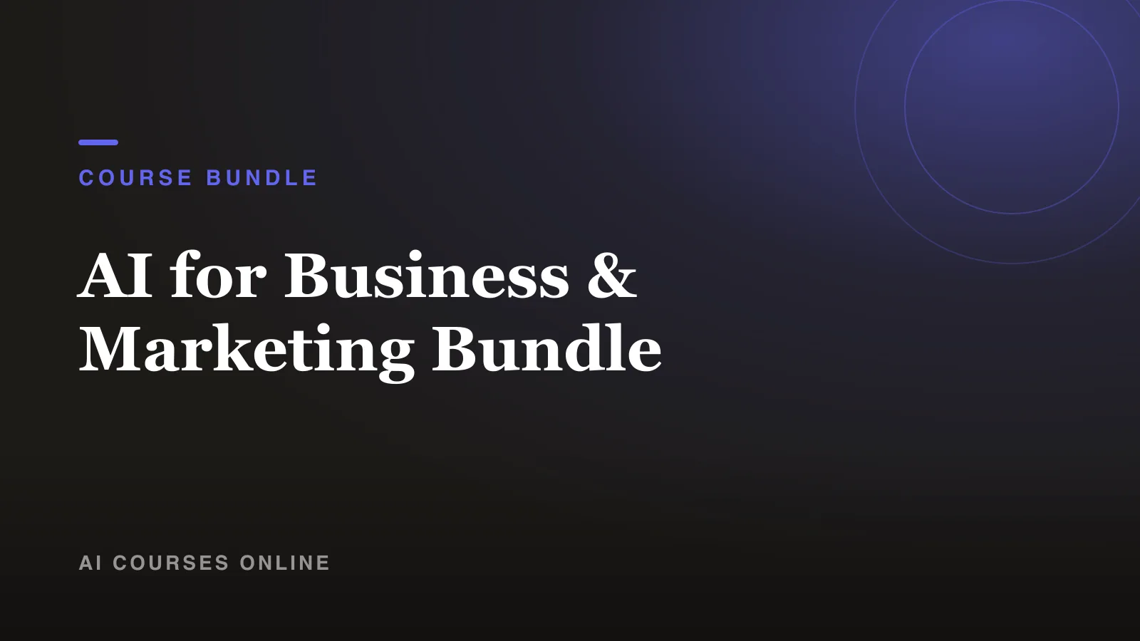 AI for Business & Marketing Bundle