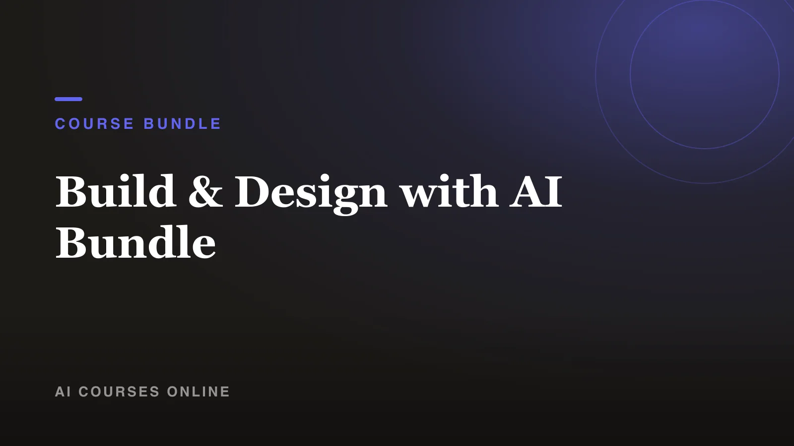 Build & Design with AI Bundle