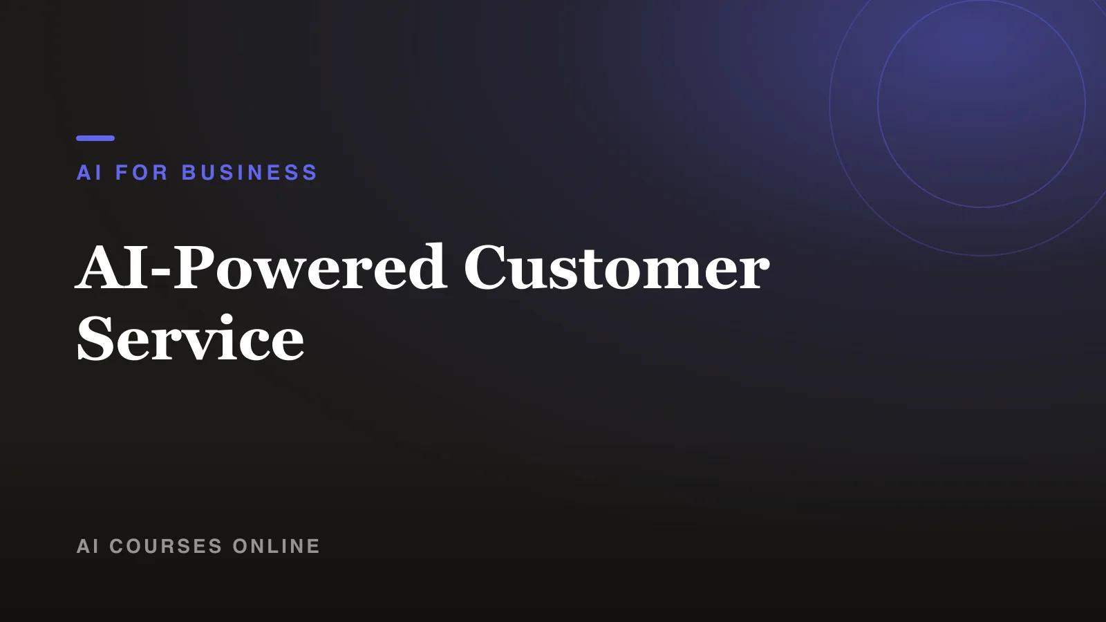 AI-Powered Customer Service