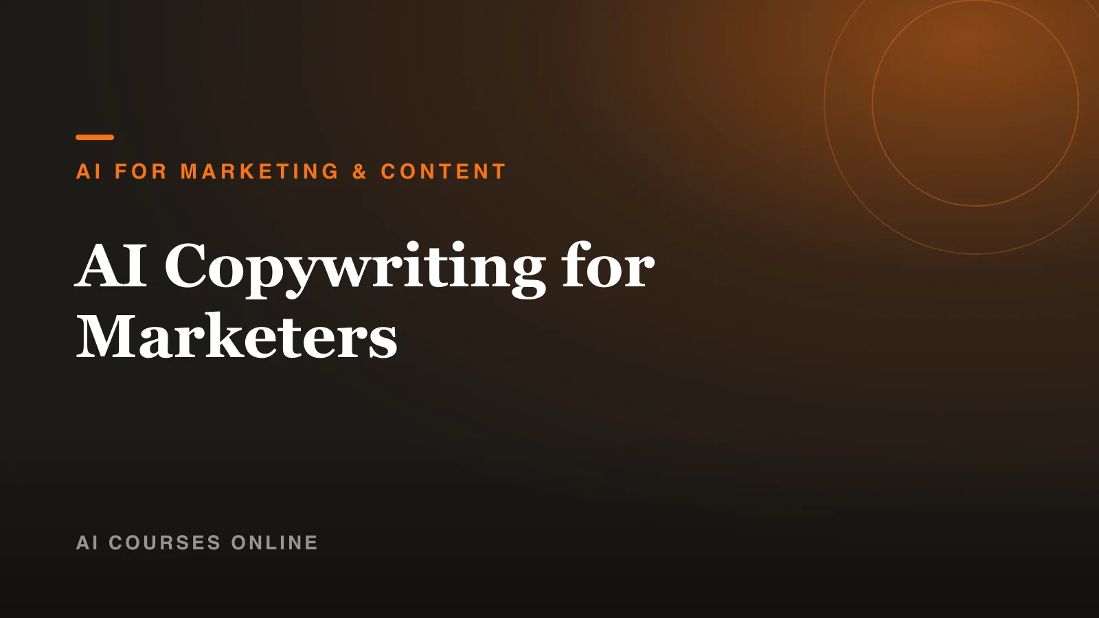 AI Copywriting for Marketers